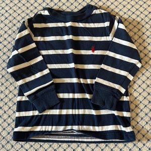 Ralph Lauren boys long sleeve striped tee 2/2T